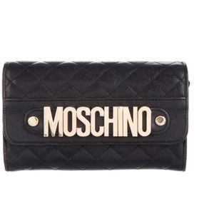 MOSCHINO Women’s Black Compact Wallet